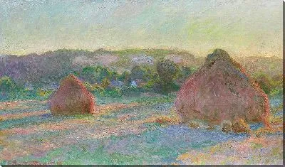 Картина Стога пшеницы (конец лета)