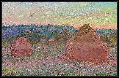 Картина Стога пшеницы (конец дня, осень)