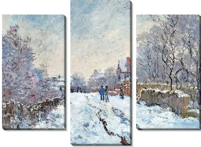 Картина Снежная сцена в Аржантёе