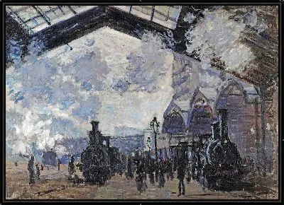 Картина Вокзал Сен-Лазар