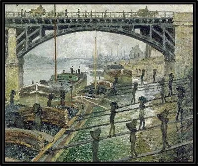 Картина Угольщики