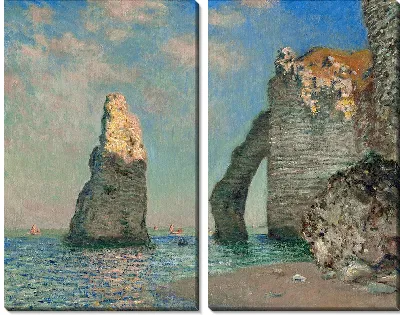 Картина Скалы в Этрета