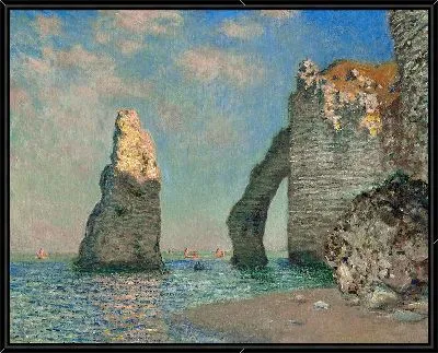 Картина Скалы в Этрета
