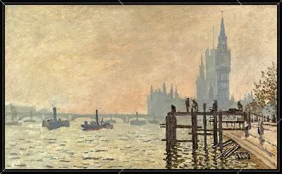 Картина Темза ниже Вестминстера