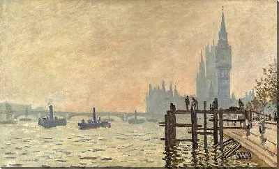 Картина Темза ниже Вестминстера