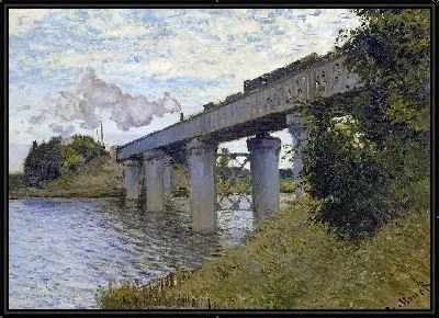 Картина Железнодорожный мост в Аржантёе