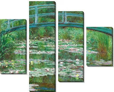 Картина Японский пешеходный мост