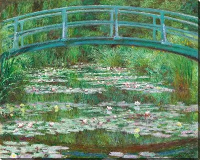 Картина Японский пешеходный мост