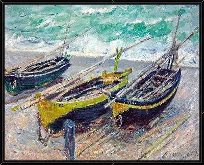 Картина Три рыбацкие лодки