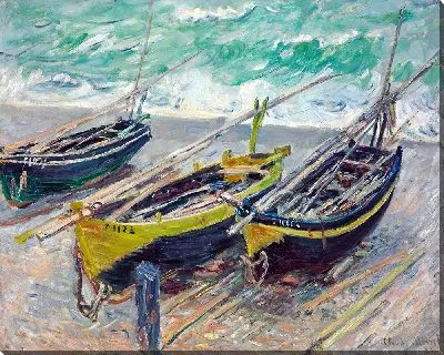 Картина Три рыбацкие лодки