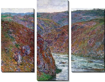 Картина Долина Крез (серый день)