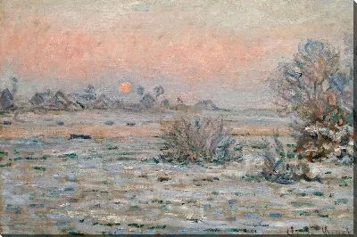 Картина Зимнее солнце в Лавакуре