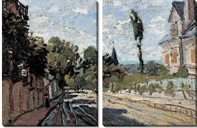 Картина Деревенская улица