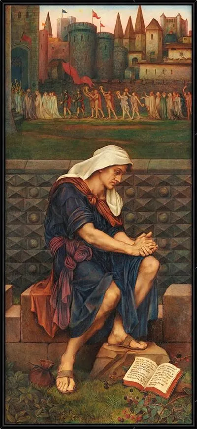 Картина Бедняк, который спасает город (1901)