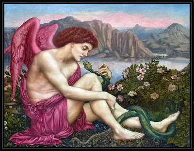 Ангел со змеей