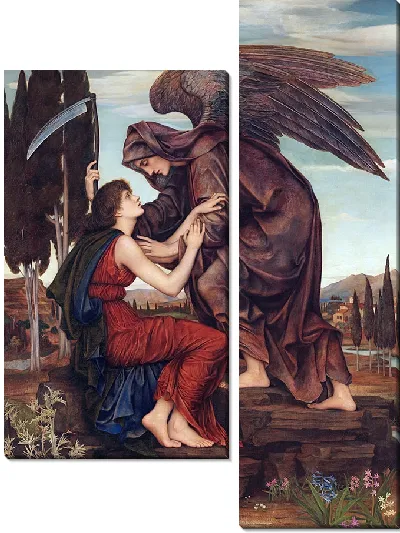 Картина Ангел смерти (1881)