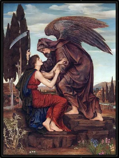 Картина Ангел смерти (1881)