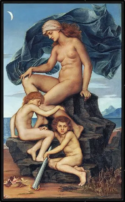 Картина Сын и смерть детей ночи (1883)