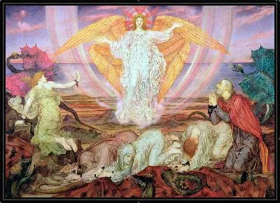 Картина Смерть дракона (около 1914 г.)