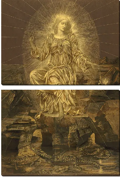 Картина Свет во ть светмеит, и тьма его не объяла