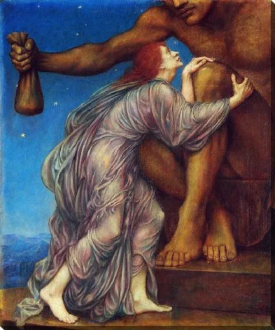 Картина Поклонение Маммоне (около 1909 г.)