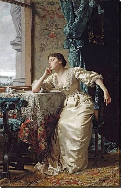 Картина Мечтательность (1883)