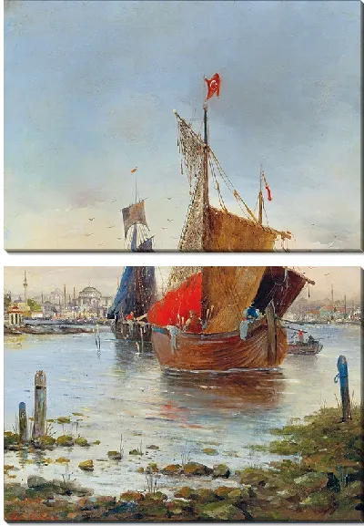 Картина Сцена Константинополя