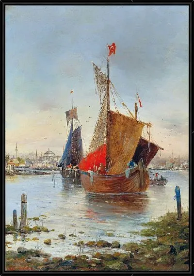 Картина Сцена Константинополя