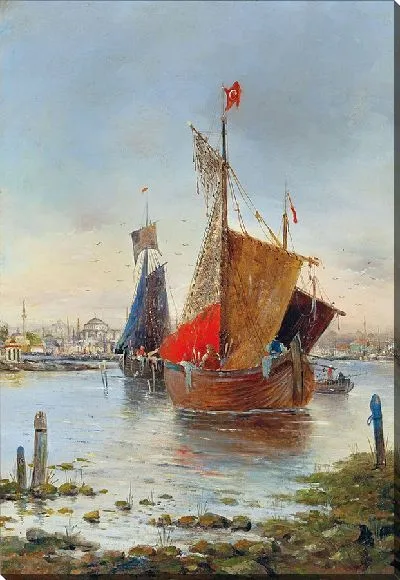 Картина Сцена Константинополя