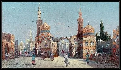 Суета и суета в восточном городе