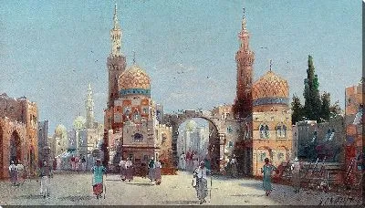 Суета и суета в восточном городе