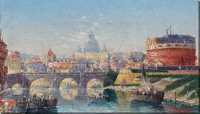 Рим, Вид на Замок Святого Ангела (2)