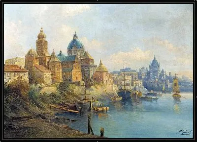 Картина Порту город