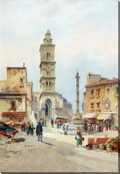 Картина Площадь в Капуе
