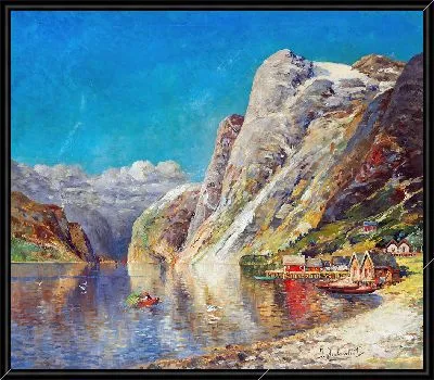 Лето на норвежском фьорде (1900)