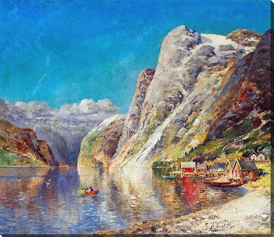 Лето на норвежском фьорде (1900)
