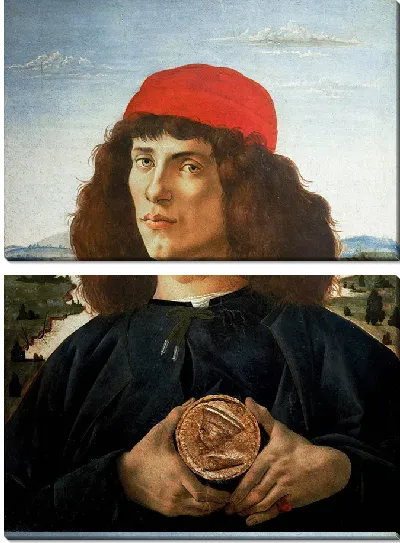 Картина Портрет мужчины с медалью Козимо Старшего