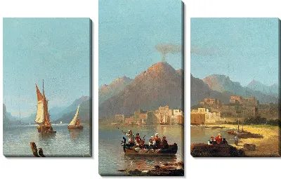 Вид на Везувий