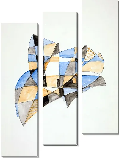 Картина Абстракция на основе парусов, V (1921)