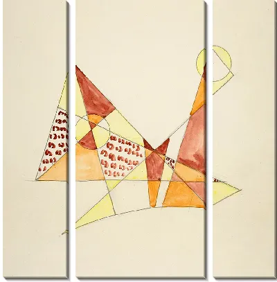 Картина Абстракция на основе парусов, III (1921)