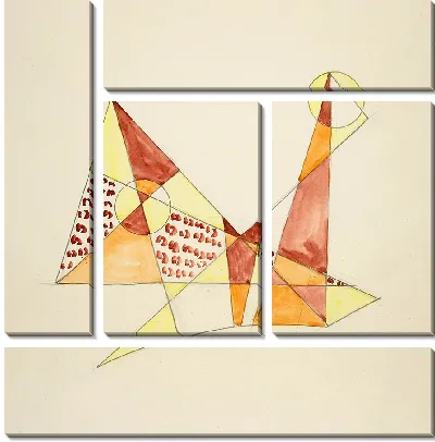 Картина Абстракция на основе парусов, III (1921)