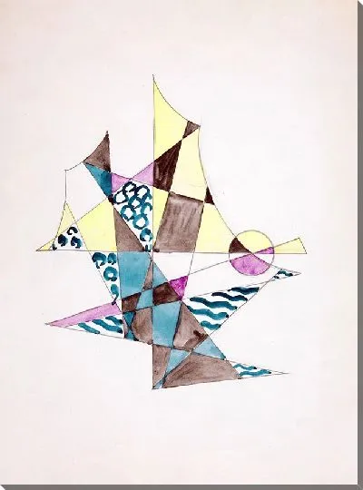 Картина Абстракция на основе парусов, I (1921)