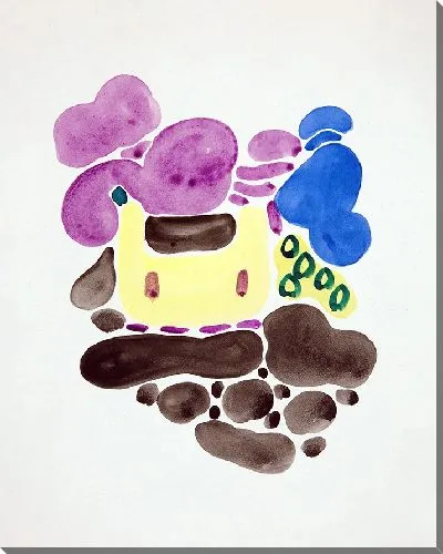 Картина Абстракция на основе цветочных форм, V (1921)