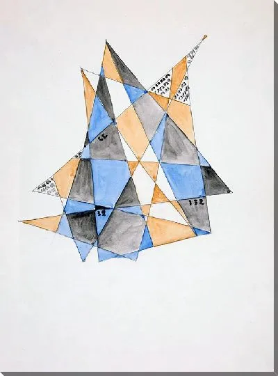 Картина Абстракция на основе парусов,VI (1921)