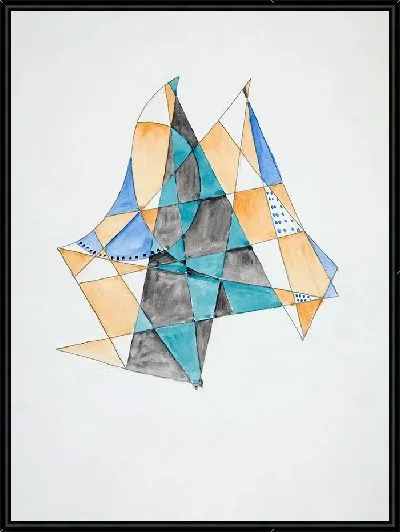 Картина Абстракция на основе парусов, VII (1921)