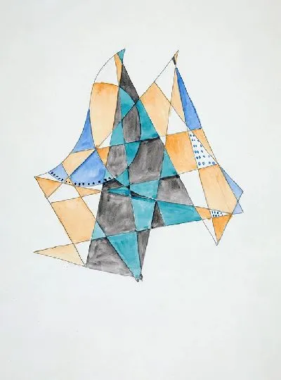 Картина Абстракция на основе парусов, VII (1921)