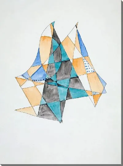 Картина Абстракция на основе парусов, VII (1921)