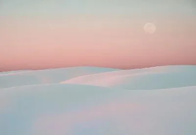 Плакат Белые пески пустыни