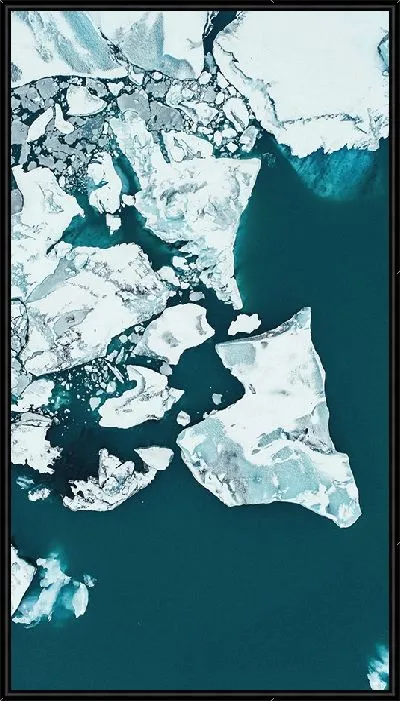 Картина Льдины в море №5