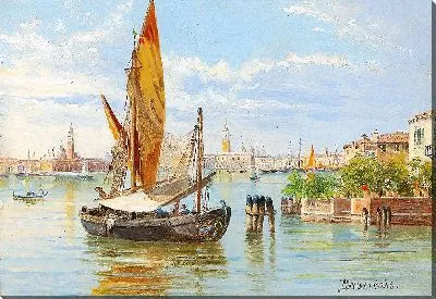 Картина Барче Де Пеше, Венеция